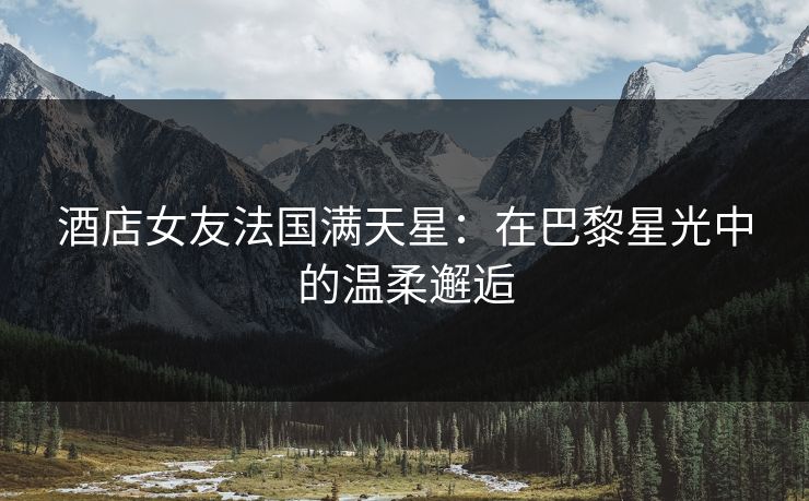 酒店女友法国满天星：在巴黎星光中的温柔邂逅