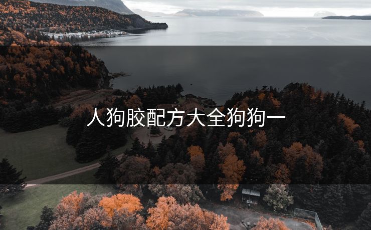 人狗胶配方大全狗狗一